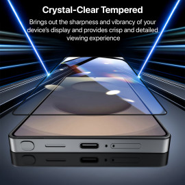 Vaku ® Samsung Galaxy S25 Ultra Screen Protector HD Tempered Glass 9H Anti Scratch Upgrade Edge Protection Glass