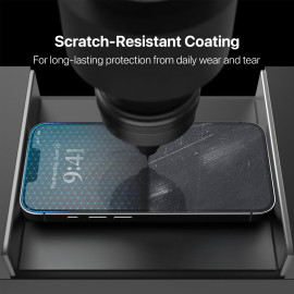 Vaku Luxos ® Apple iPhone 16e 3D Dustfilter Anti-Scratch and Ultra HD Finish Full Coverage Tempered Glass