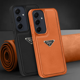 Vaku Luxos ® Samsung Galaxy A35 5G Nyxen Premium Leather Stitched Soft Shockproof Protective Back Cover