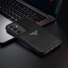 Vaku Luxos ® Samsung Galaxy S23 FE Nyxen Premium Leather Stitched Soft Shockproof Protective Back Cover