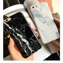 Vaku ® Apple iPhone 6 / 6S Marble Stone Finish Soft Polished TPU Grip Case Back Cover