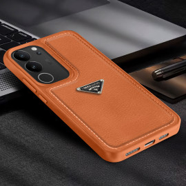 Vaku Luxos ® Vivo V29 5G Nyxen Premium Leather Stitched Soft Shockproof Protective Back Cover