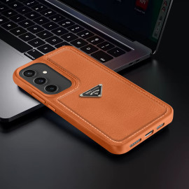 Vaku Luxos ® Samsung Galaxy S23 FE Nyxen Premium Leather Stitched Soft Shockproof Protective Back Cover