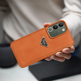 Vaku Luxos ® Vivo Y200 5G Nyxen Premium Leather Stitched Soft Shockproof Protective Back Cover