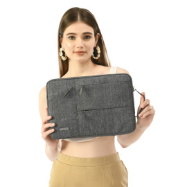 Vaku ® Geuite Series Multiutility Bag for MacBook 14 Inch - Grey