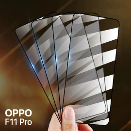 Dr. Vaku ® Oppo F11 Pro Soft Side Edge Ultra-Strong  Full Screen Tempered Glass - Front