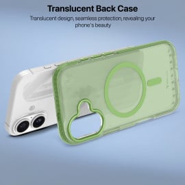 Vaku Luxos ® Apple iPhone 17 Zyden Magpro Scratch Resistant Military-Grade Protection Case With Metal Camera Ring Screen Protector Shockproof Back Cover