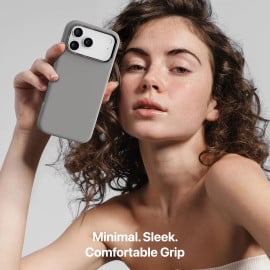Vaku Luxos ® Apple iPhone 17 Pro Liquid Silicone Slim Protective Shockproof Phone Back Cover with Anti-Scratch Microfiber Lining