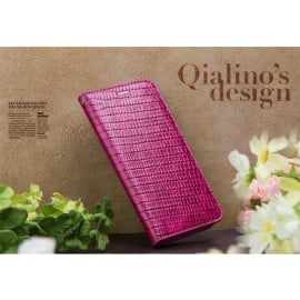 Qialino ® Apple iPhone 6 / 6S Crocodile Skin Premium Leather + Card Storage Magnetic Flip Cover