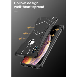 VAKU ® Apple iPhone X / XS Magnetic Panther Aluminium Metal Shock-Proof Anti-Fall Bumper Back Cover