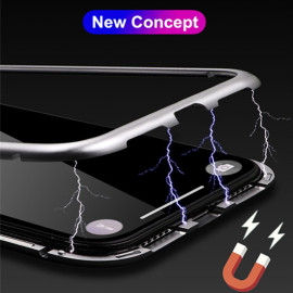 Vaku ® Apple iPhone 8 Electronic Auto-Fit Magnetic Wireless Edition Aluminium Ultra-Thin CLUB Series Back Cover