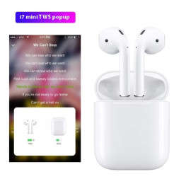 APPLE ® Twin wireless Bluetooth 5.0 Air pods having Pop Up Window Function with Charging Case