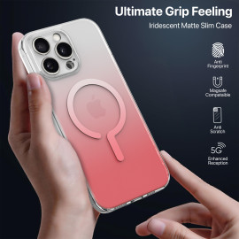 Vaku Luxos ® Apple iPhone 16 Pro Max Zurich Dual Colored Certified Mag-Safe Series TPU Shockproof Scratch Resistant Protective Back Cover