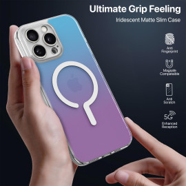 Vaku Luxos ® Apple iPhone 16 Pro Infinity MagPro Gradient Colored 6.5 Feet Drop Protection Shockproof Certified Mag-Safe Back Cover