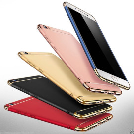 Vaku ® Vivo Y53 Ling Series Ultra-thin Metal Electroplating Splicing PC Back Cover
