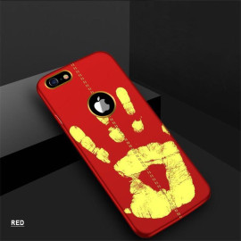 Vaku ® Apple iPhone 8 Lexza Volcano Fire Series Hot-Color Changing Double-Stitch Infinite Thermal Sensing Technology Back Cover