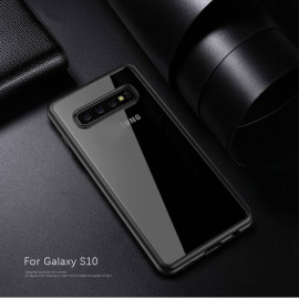 Vaku ® Samsung Galaxy S10 Plus Wanchi Series Electroplated Shine Bumper Finish Full-View Display Soft TPU Back Cover