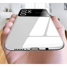 Vaku ® Samsung Galaxy S24 Ultra Polarized Large Window Glass Camera Protector Dual Layer Shockproof Back Cover