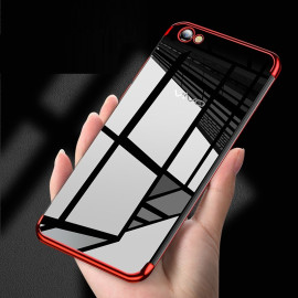 Vaku ® VIVO V5 / V5s CAUSEWAY Series Top Quality Soft Silicone 4 Frames + Ultra-thin Transparent Cover
