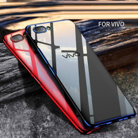 Vaku ® VIVO Y69 CAUSEWAY Series Top Quality Soft Silicone 4 Frames + Ultra-thin Transparent Cover
