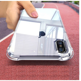 Vaku ® Apple iPhone X Gorilla Glass Unbreakable PureView Series Anti-Drop 4-Corner 360° Protection Full Transparent TPE Back Cover