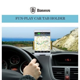 Baseus ® Funplay Vacuum Suction with Auto-Expander PC Grip 7-10inch iPad/Android Tablet Holder / Mount Black