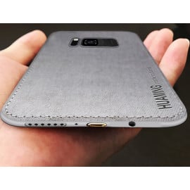 Vaku ® Samsung Galaxy S8 Plus Luxico Series Hand-Stitched Cotton Textile Ultra Soft-Feel Shock-proof Water-proof Back Cover