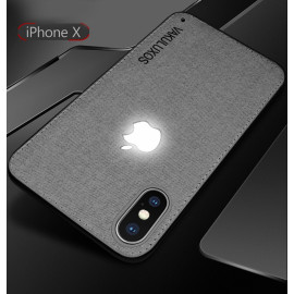 Vaku ® Apple iPhone X / XS Luxico LED Light Illuminated Logo Call / Notification Display Back Cover