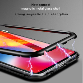 Vaku ® Samsung Galaxy A9 (2018) Electronic Auto-Fit Magnetic Wireless Edition Aluminium Ultra-Thin CLUB Series Back Cover