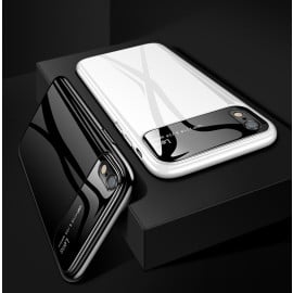 Vaku ® Apple iPhone XR Polarized Glass Glossy Edition PC 4 Frames + Ultra-Thin Case Back Cover