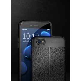 Vaku ® Xiaomi Redmi Y1 Kowloon Leather Stitched Edition Top Quality Soft Silicone 4 Frames + Ultra-Thin Back Cover