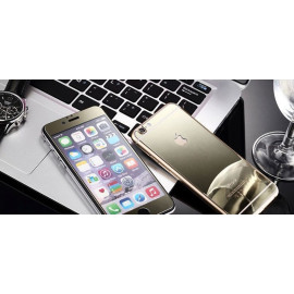 Dr. Vaku ® Apple iPhone 6 Plus / 6S Plus Reflective 0.3mm 9H Hardness Electroplated Mirror Tempered Glass Screen Protector