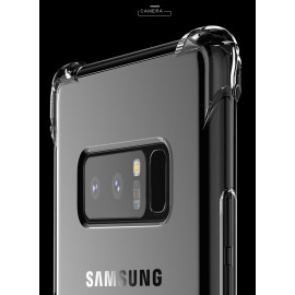 Vaku ® Samsung Galaxy Note 8 PureView Series Anti-Drop 4-Corner 360° Protection Full Transparent TPU Back Cover Transparent