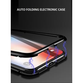 Vaku ® OnePlus 6T Electronic Auto-Fit Magnetic Wireless Edition Aluminium Ultra-Thin CLUB Series Back Cover