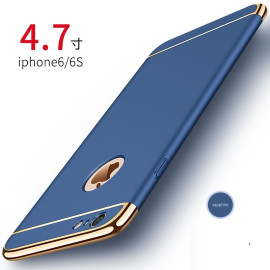 Joyroom ® Apple iPhone 6 / 6S Ling Series Ultra-thin Metal Electroplating Splicing PC Back Cover