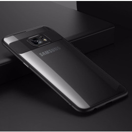 Vaku ® Samsung C9 Pro Kowloon Series Top Quality Soft Silicone 4 Frames Plus Ultra-thin Case Transparent Cover