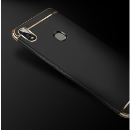Vaku ® Vivo V9 Ling Series Ultra-thin Metal Electroplating Splicing PC Back Cover