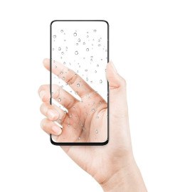 Dr. Vaku ® Oppo Realme X50 Full Edge-to-Edge Ultra-Strong Ultra-Clear Full Screen Tempered Glass- Black