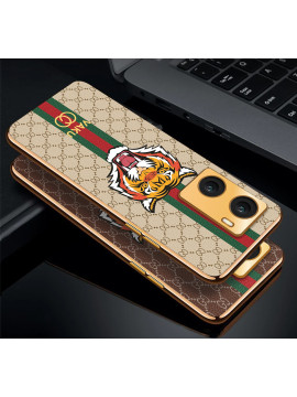 Vaku ® Oppo A57 4G Lynx Designer Leather Pattern Gold Electroplated Soft TPU Back Cover Case
