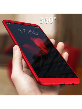 Vaku ® Oppo F5 / F5 Youth 360 Full Protection Metallic Finish 3-in-1 Ultra-thin Slim Front Case + Tempered + Back Cover