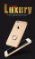 Vorson ® Apple iPhone 6 Plus / 6S Plus Ling series Ultra Thin Electroplating Splicing PC + Inbuilt Metal Ring Kickstand Back Cover