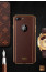 VAKU ® Apple iPhone 7 Plus Vertical Leather Stitched Gold Electroplated Soft TPU Back Cover