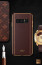 VAKU ® Samsung Galaxy Note 8 Vertical Leather Stitched Gold Electroplated Soft TPU Back Cover