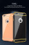 Vaku ® Apple iPhone 6 / 6S Ling Series Ultra-thin Mirror Finish Metal Electroplating Splicing PC Back Cover