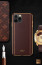 Vaku ® For Apple iPhone 11 Pro Vertical Leather Stitched Gold Electroplated Soft TPU Back Cover