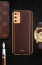Vaku ® Samsung Galaxy F02s Vertical Leather Stitched Gold Electroplated Soft TPU Back Cover