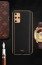 Vaku ® Samsung Galaxy S20 Plus Vertical  Leather Stitched Gold Electroplated Soft TPU Back Cover