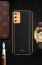 Vaku ® Samsung Galaxy F02s Vertical Leather Stitched Gold Electroplated Soft TPU Back Cover