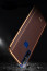 Vaku ® Vivo V15 Vertical Leather Stitched Gold Electroplated Soft TPU Back Cover