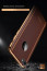 VAKU ® Apple iPhone 7 Vertical Leather Stitched Gold Electroplated Soft TPU Back Cover